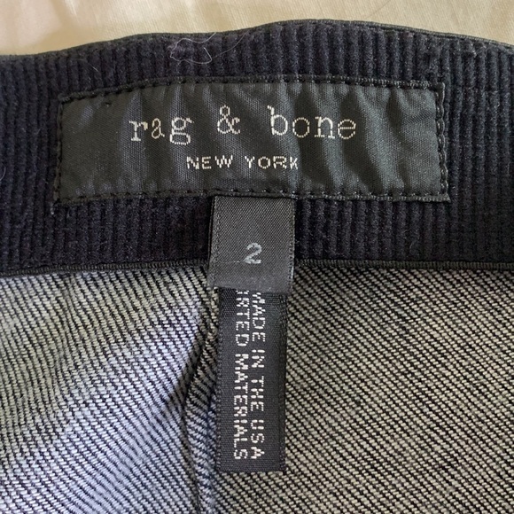 Rag & Bone Side Zip Cropped Jeans - Picture 4 of 5